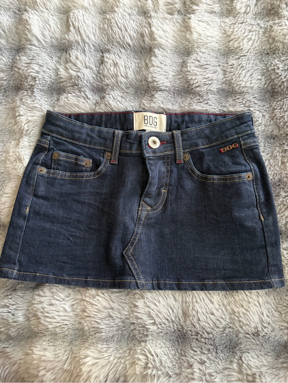 Urban Outfitters BDG Dark Blue Denim Mini Skirt